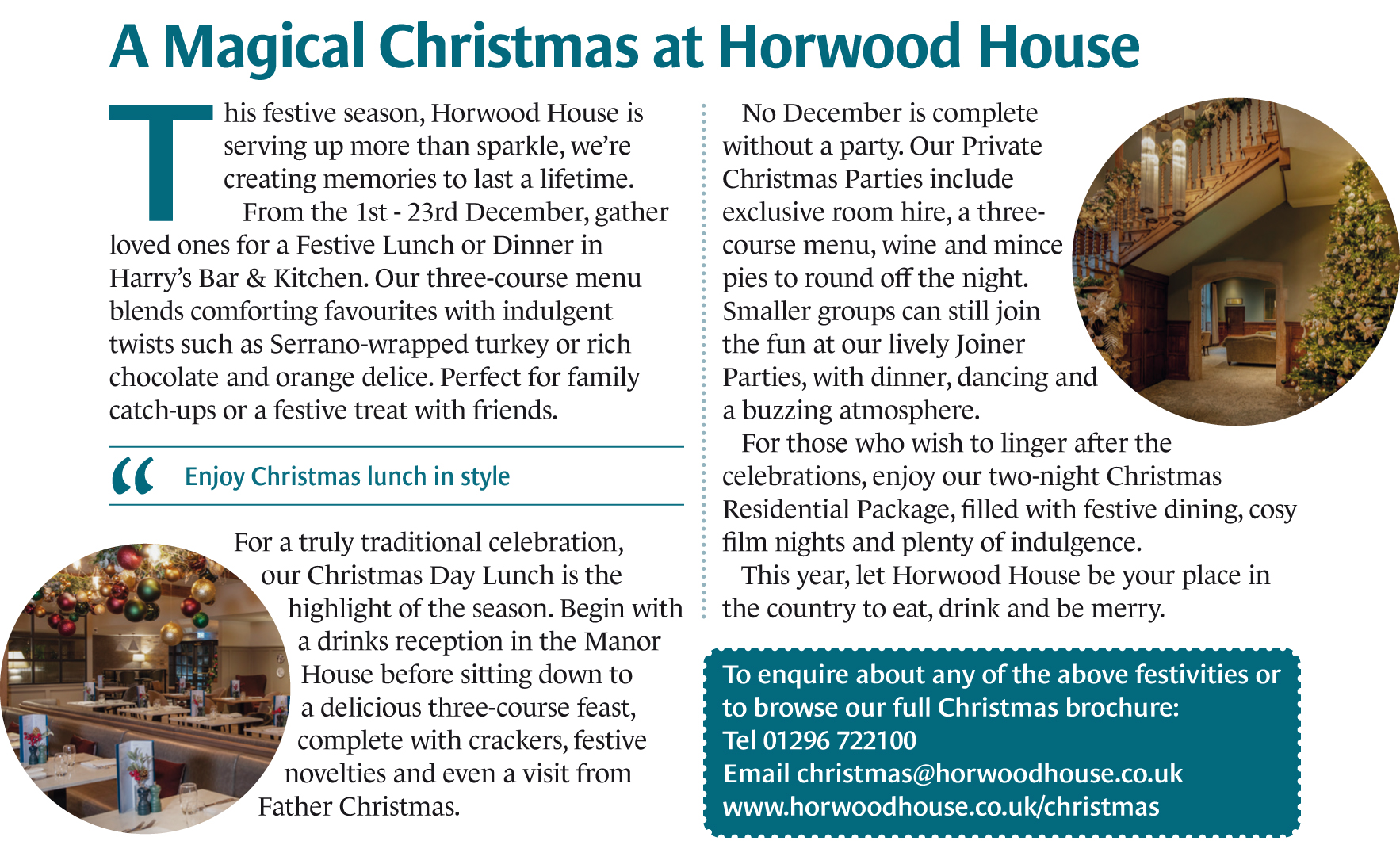 Horwood House OctNov25